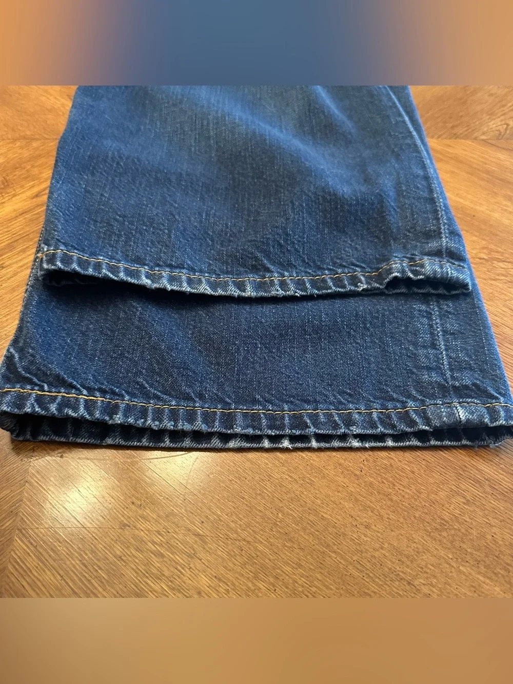 Levi's 559 Relaxed Straight Blue Dark Wash Denim Jeans Big and Tall 50x30 Casual